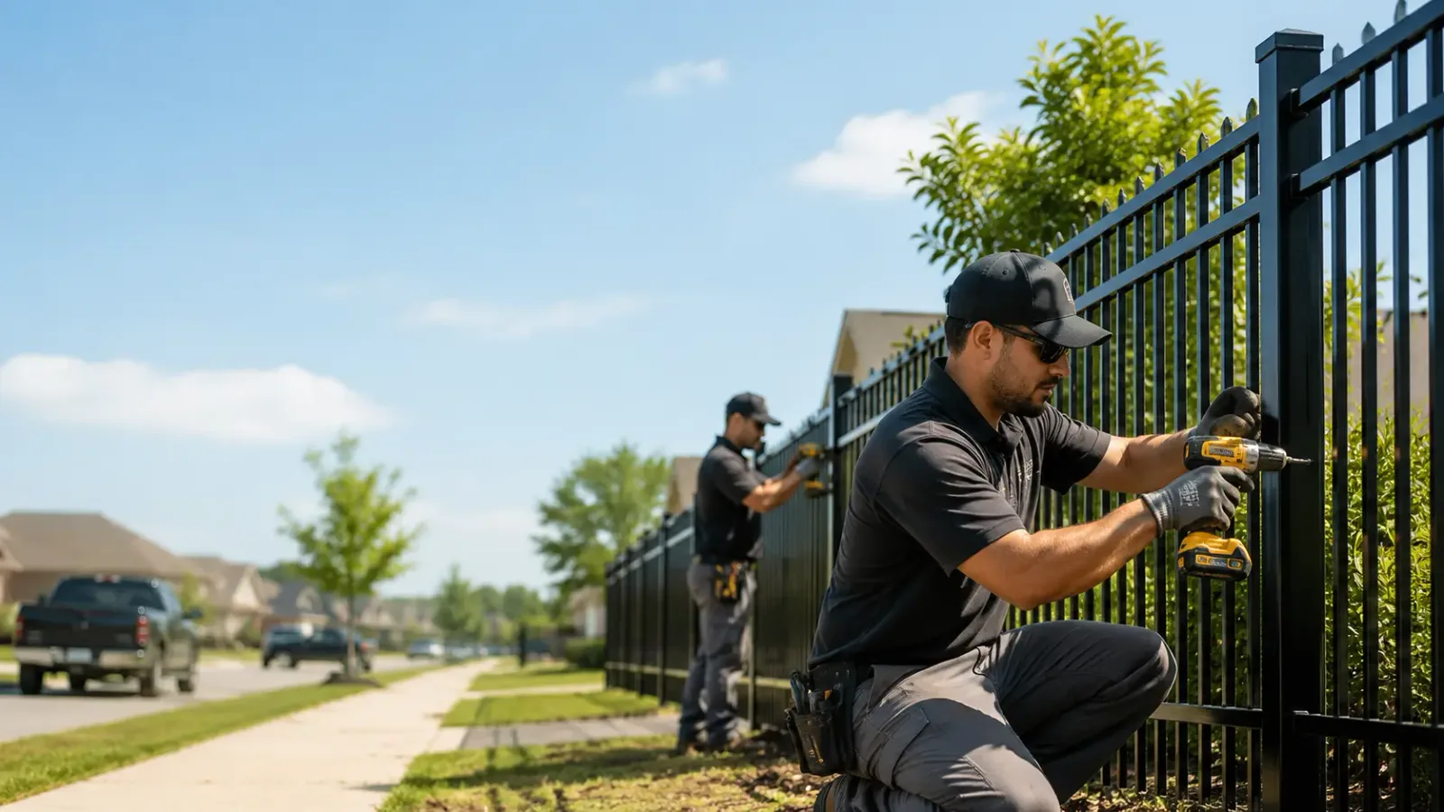 Metal Fence Installation in Buda, IL